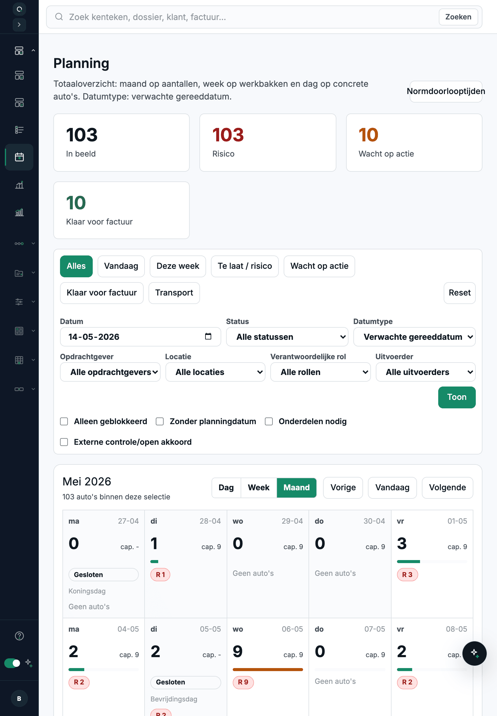 Q-Entra-planning op iPad